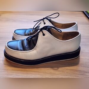 Classic Black and White Shoes Creepers